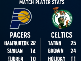 pacers vs celtics match player stats